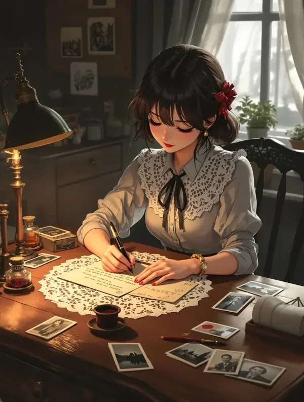 珍珠信笺封面图，日漫经典作品
